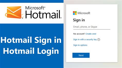 How to sign in to Hotmail